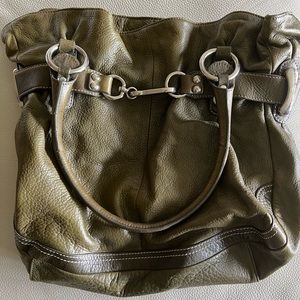 B Makowsky Green Purse